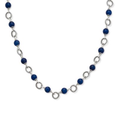 Twisted Wire Link Necklace with Sodalite - James Avery