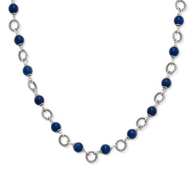 Twisted Wire Link Necklace with Sodalite James Avery
