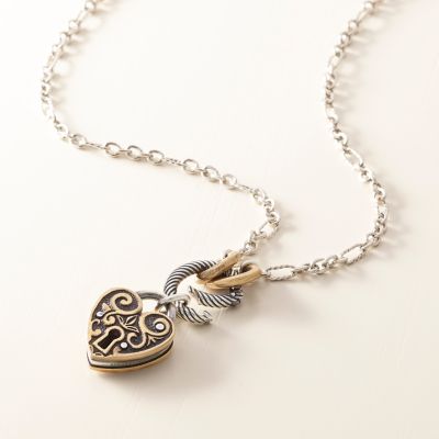 Oval Twist Changeable Charm Holder Necklace James Avery