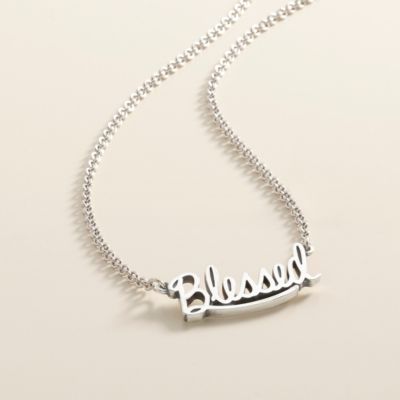 "Blessed" Necklace James Avery