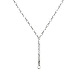 Changeable Lariat Charm Holder Necklace