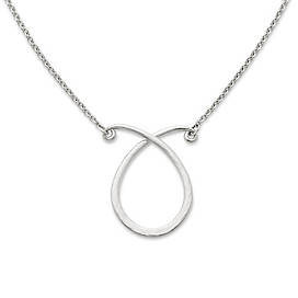 Changeable Loop Charm Holder Necklace
