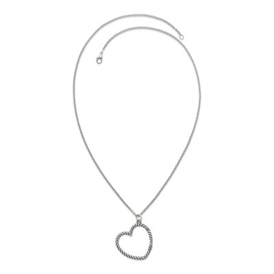 Changeable Heart Charm Holder Necklace James Avery