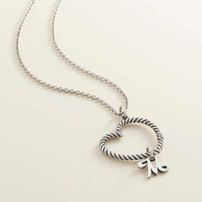 Changeable Heart Charm Holder Necklace James Avery