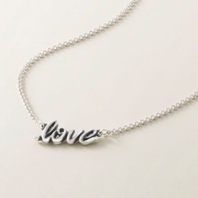 Love Script Necklace James Avery
