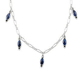 Adela Necklace with Sodalite