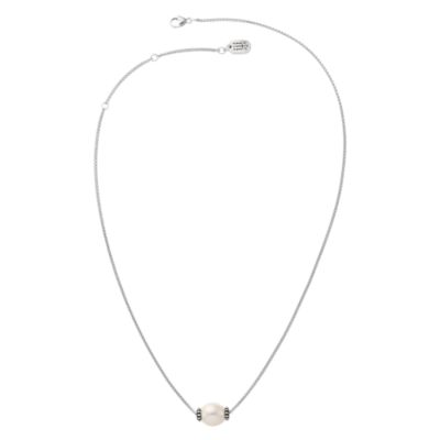 Beaded Cultured Pearl Slider Necklace James Avery
