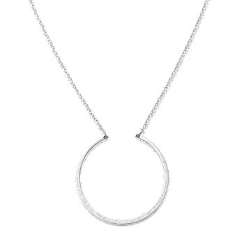 Hammered Circle Changeable Charm Holder Necklace - James Avery