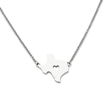 Deep in the heart of Texas Texas  Charm Necklace Lone star necklace