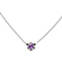 View Larger Image of Cherished Birthstone Necklace with Amethyst