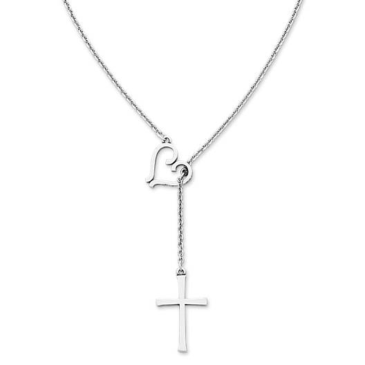 View Larger Image of Faith, Hope and Love Lariat Necklace
