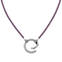View Larger Image of Enamel Purple Beaded Changeable Charm Holder Necklace