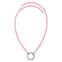 View Larger Image of Enamel Pink Beaded Changeable Charm Holder Necklace
