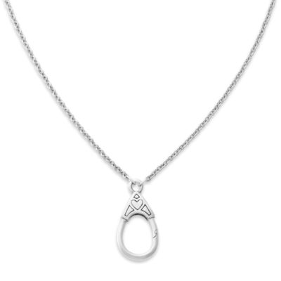 Traced Heart Changeable Charm Holder Necklace thumbnail 6