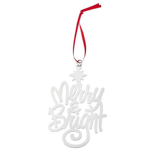 View Larger Image of "Merry & Bright" Ornament