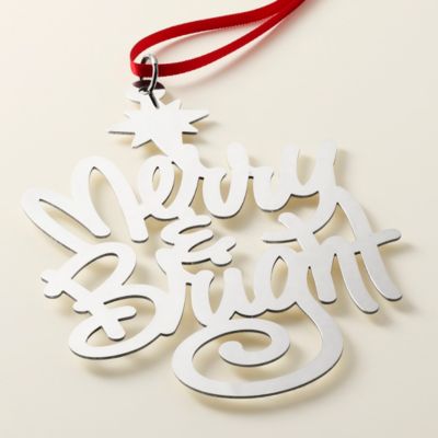 "Merry & Bright" Ornament James Avery