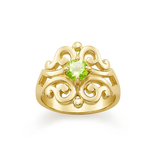 View Larger Image of Spanish Lace Ring with Peridot