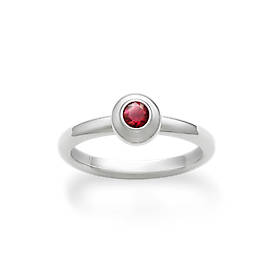 Avery Remembrance Ring with Lab-Created Ruby