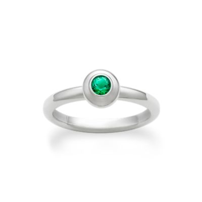 Avery Remembrance Ring with LabCreated Emerald James Avery