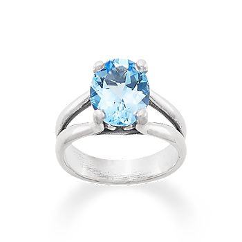 Oval Blue Topaz Ring - James Avery