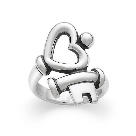 View Larger Image of Key to My Heart Ring