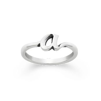 Script Initial Ring James Avery