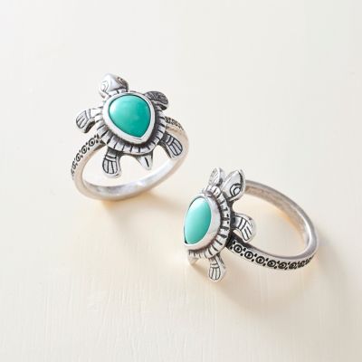 Turquoise Turtle Ring James Avery