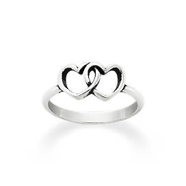 Two Hearts Together Ring