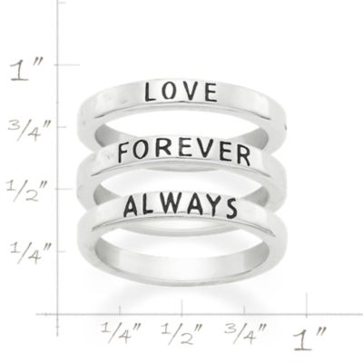 "Love Forever Always" Ring Set James Avery
