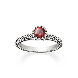 Details about  / NATURAL GARNET JANUARY BIRTHSTONE 925 STERLING SILVER  LADIES RING #MG502