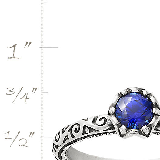 View Larger Image of Cherished Birthstone Ring with Lab-Created Blue Sapphire