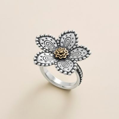 Beaded Festive Flower Ring James Avery