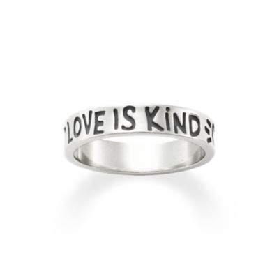 "Love is Patient Love is Kind" Ring James Avery