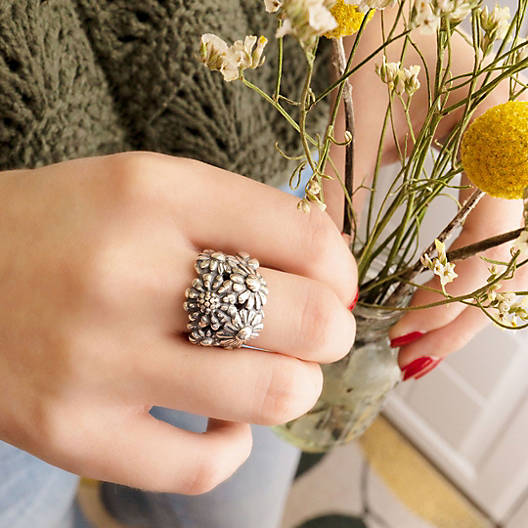 View Larger Image of Floral Cluster Ring