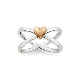 Cross Your Heart Ring