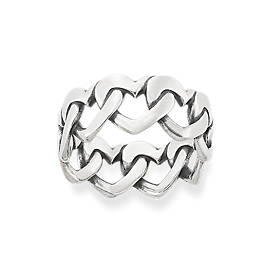 Chain of Hearts Ring