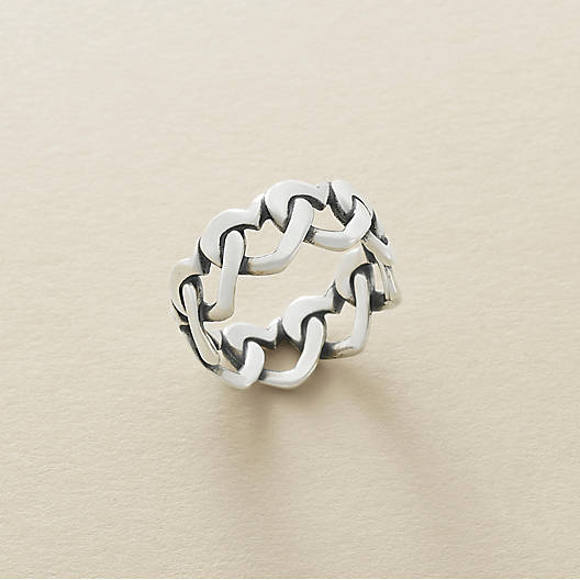 View Larger Image of Chain of Hearts Ring