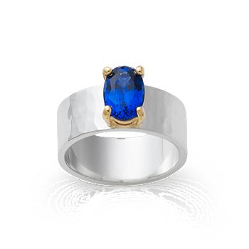 Julietta Ring with Lab-Created Blue Sapphire - James Avery