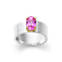 View Larger Image of Julietta Ring with Lab-Created Pink Sapphire