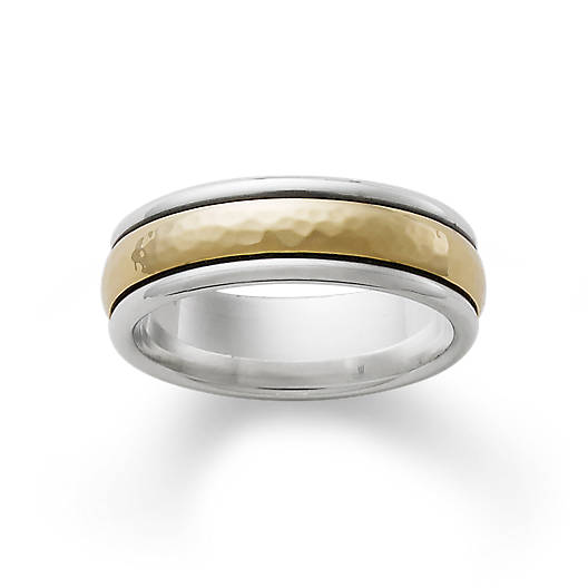 View Larger Image of Narrow Hammered Simplicity Wedding Ring