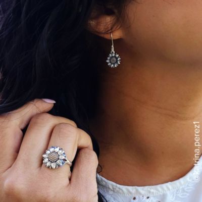 Wild Sunflower Ear Hooks James Avery